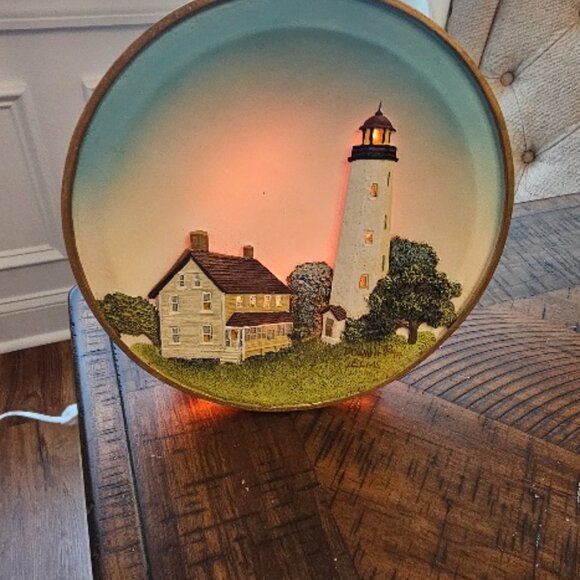 Great American Lighthouses Nightlight Lamp Light Donna Elias Series EUC - Picture 6 of 8